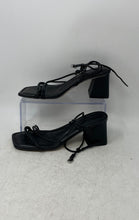 Load image into Gallery viewer, Marc Fisher Womens Malyn Black Open Toe Block Heel Strappy Sandals Size 8M
