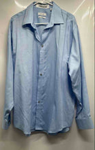 Load image into Gallery viewer, Calvin Klein Mens Light Blue Steel+ Regular Fit Non-Iron Dress Shirt 17.5 34/35
