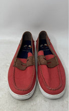 Load image into Gallery viewer, Cole Haan Mens Red Brown Moc Toe Slip-On Penny Loafer Shoes Size 10.5M
