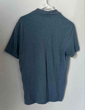 Load image into Gallery viewer, Express Mens Navy Blue Cotton Short Sleeve Collared Polo Shirt Size Small

