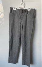 Load image into Gallery viewer, Banana Republic Womens Sloan Gray Flat Front Skinny Leg Ankle Pants Size 4

