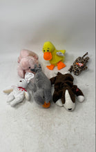 Load image into Gallery viewer, Set Of 6 Pcs Collection Several Stuffed Animals From The Ty Beanie Babies Brand
