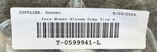 Load image into Gallery viewer, Zara Womens Gray Heather Long Puff Sleeve Pullover Sweatshirt Size Medium
