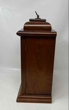 Load image into Gallery viewer, Vintage Brown Wooden Case Quartz Roman Numeral Battery Operated Mantle Clock

