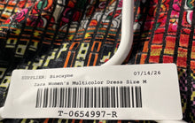 Load image into Gallery viewer, Zara Womens Multicolor Printed Long Sleeve Shift Dress Size Medium
