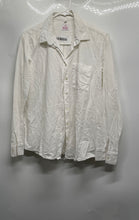 Load image into Gallery viewer, Milano Womens White Cotton Long Sleeve Collared Button-Up Shirt Size EUR 38
