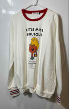 Load image into Gallery viewer, The Laundry Room Womens White Graphic Print Long Sleeve Pullover Sweatshirt Sz M
