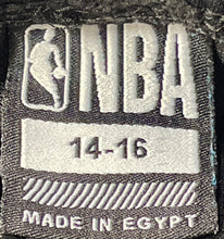 Load image into Gallery viewer, NBA Kids Black Elastic Waist Tapered Leg Jogger Pants Size 14-16
