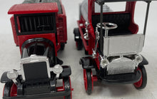 Load image into Gallery viewer, Texaco Collector Series 2 Pcs Mack Tanker &amp; Kenworth Stake Truck Coin Bank Toys
