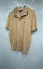 Load image into Gallery viewer, Michael Kors Mens Beige Cotton Short Sleeve Collared Polo Shirt Size M
