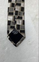 Load image into Gallery viewer, Hugo Boss Mens Brown Gray Printed Adjustable Pointed Tie
