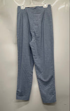 Load image into Gallery viewer, Zara Womens Light Blue Flat Front Slash Pockets Straight Leg Dress Pants Size S
