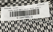 Load image into Gallery viewer, Lucky Brand Mens Gray White Long Sleeve Collared Button-Up Shirt Size Large
