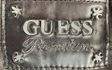 Load image into Gallery viewer, Guess Womens Black Dark Wash Pockets Stretch Denim Skinny Leg Jeans Size 27
