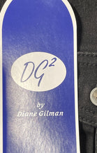 Load image into Gallery viewer, DG2 By Diane Gilman Womens Black Denim Button Front Military Jacket Size L W/Tag

