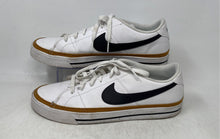 Load image into Gallery viewer, Nike Mens Court Legacy Next Nature DH3162-100 White Black Brown Sneakers 11.5
