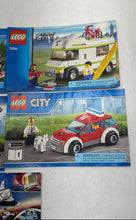 Load image into Gallery viewer, Lot Of 5 Pieces Lego Multicolor City English Manuals Instruction Books

