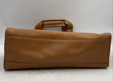 Load image into Gallery viewer, Authentic Tory Burch Womens Jesse Blue Brown Mini Tote Handbag Damaged
