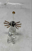 Load image into Gallery viewer, Clear Gold Glass Lucky Small Elephant Decorative Collectible Figurine
