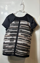 Load image into Gallery viewer, Narciso Rodriguez For Design Nation Womens Multicolor Short Sleeve Blouse Top XL
