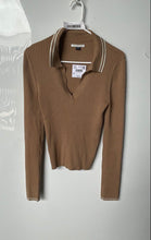 Load image into Gallery viewer, American Eagle Outfitters Womens Beige Long Sleeve Pullover Sweater Sz L W/ Tags

