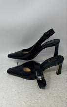 Load image into Gallery viewer, Michael Kors Womens Darrington Black Patent Leather Slingback Pump Heels Size 7M
