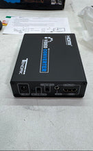 Load image into Gallery viewer, Tendak Black HDMI To AV S-Video Converter Processor With Accessories Not Tested
