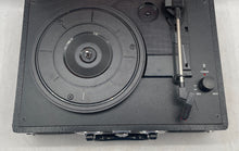 Load image into Gallery viewer, Hype HY-2004-BCT Black Portable Record Player USB Briefcase Turntable Not Tested
