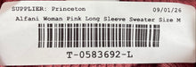 Load image into Gallery viewer, Alfani Womens Pink Long Sleeve Turtleneck Poncho Sweater Size Medium
