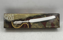 Load image into Gallery viewer, Vintage 20th Century Baroque By Godinger Silver-Tone Engraved Cake Knife
