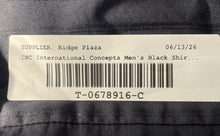 Load image into Gallery viewer, I.N.C. International Concepts Mens Black Long Sleeve Button-Up Shirt Size XL
