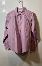 Load image into Gallery viewer, Brooks Brothers Womens Pink Striped Long Sleeve Collared Button-Up Shirt Size 8P
