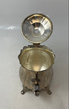 Load image into Gallery viewer, Silver Tone Kitchenware Victorian Serving Tea Coffee Pot With Decorative Legs
