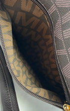 Load image into Gallery viewer, MKF Collection Womens Kissaten Brown Monogram Faux Leather Zip Top Tote Handbag
