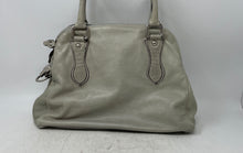 Load image into Gallery viewer, Unbranded Womens Gray Leather Inner Pockets Bottom Studs Zipper Shoulder Bag
