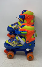 Load image into Gallery viewer, Cool Bear Unisex Kids Multicolor Adjustable Quad Roller Skates Size Medium
