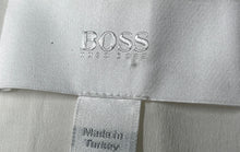 Load image into Gallery viewer, Boss Hugo Boss Womens White Long Sleeve V-Neck Pockets Cropped Jacket Size 2
