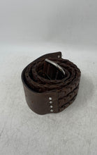 Load image into Gallery viewer, Vintage Guess Womens Brown Leather Adjustable Waist Belt Size Small
