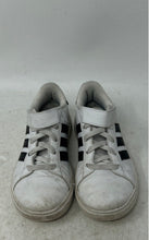 Load image into Gallery viewer, Adidas Kids Grand Court 2.0 White Black Hook And Loop Sneaker Shoes Size 11K
