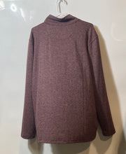 Load image into Gallery viewer, Gap Mens Dark Red Knitted Mock Neck Half Zip Pullover Sweater Size XXL
