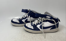 Load image into Gallery viewer, Nike Kids Court Borough Mid 2 CD7782-107 Blue White Sneaker Shoes Size 6.5Y
