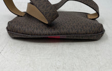 Load image into Gallery viewer, Michael Kors Womens Brown Red Signature Print Adjustable Strap Fanny Pack
