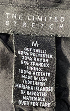Load image into Gallery viewer, The Limited Womens Black Stretch Long Sleeve Pockets Full-Zip Jacket Size M
