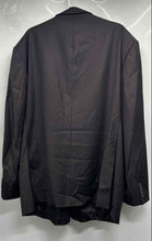 Load image into Gallery viewer, Louis Dell'Olio Mens Dark Brown Notch Lapel Three-Button Blazer Size 54R

