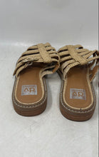 Load image into Gallery viewer, Dolce Vita Womens Fyona Brown Raffia Woven Slip-On Fisherman Sandals Size 8
