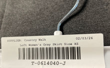 Load image into Gallery viewer, Loft Womens Gray Stretch Pull-On Mini A-Line Skirt Size X-Small
