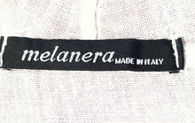 Load image into Gallery viewer, Melanera Womens White Linen Long Sleeve Open Front Blouse Top Size Small
