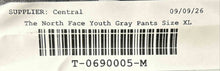 Load image into Gallery viewer, The North Face Boys Gray Elastic Waist Pockets Pull-On Jogger Pants Size XL
