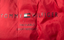 Load image into Gallery viewer, Tommy Hilfiger Womens Red Long Sleeve Hooded Full-Zip Puffer Jacket Size Large
