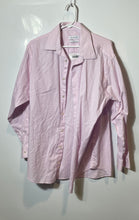 Load image into Gallery viewer, Calvin Klein Mens Pink Long Sleeve Regular Fit Stretch Dress Shirt Size L
